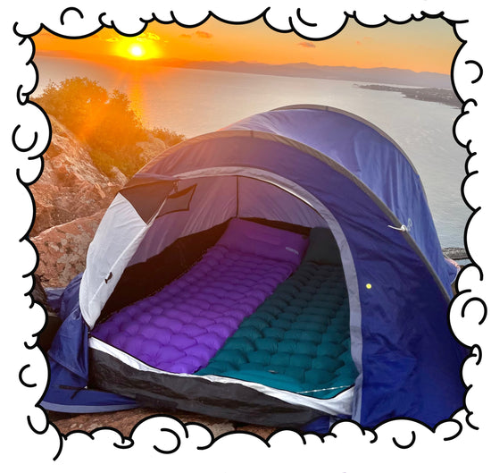 Matelas gonflable coziya fait pour la tente et le camping